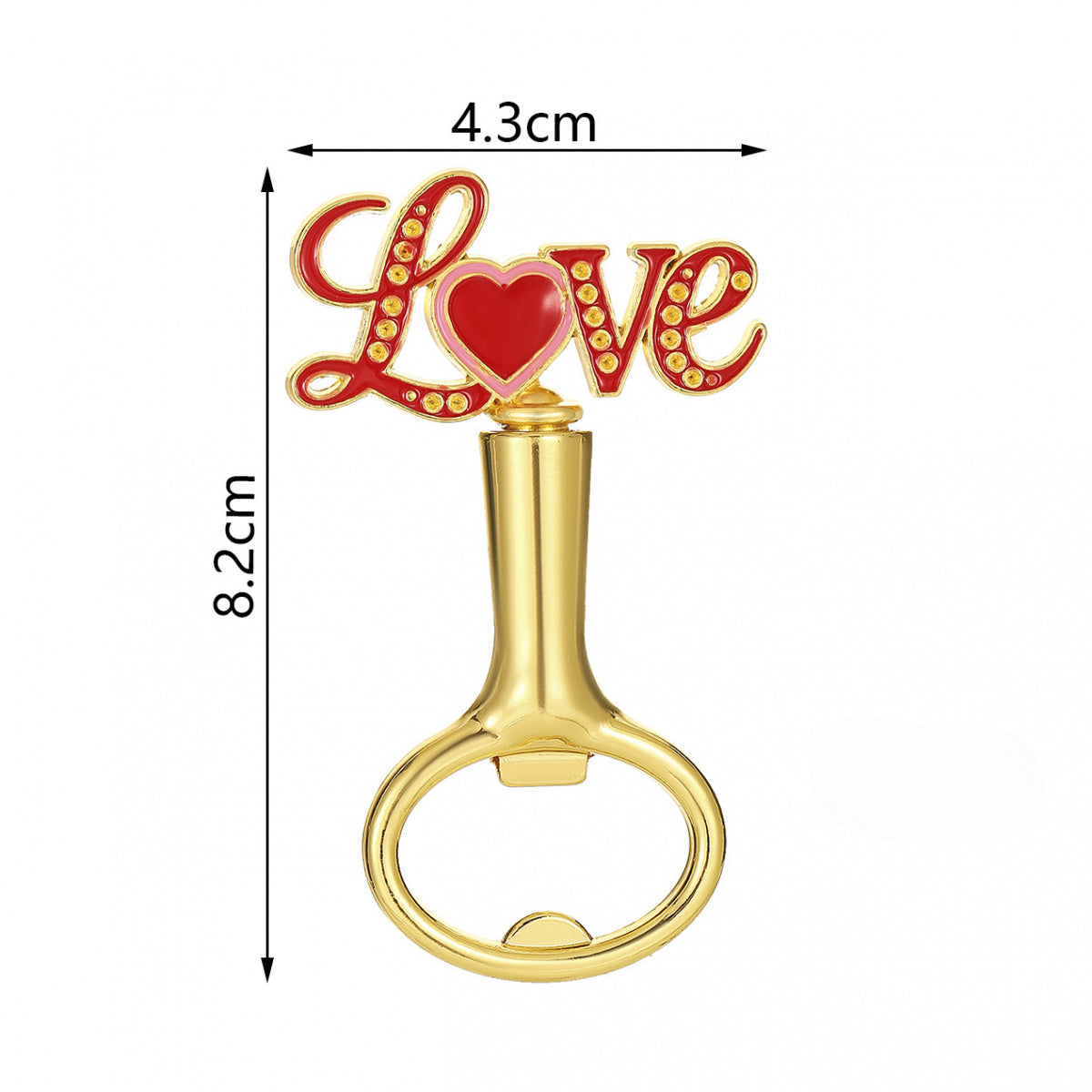 Heart-Shaped Bottle Opener Party Favors – Love Theme Metal Bottle Openers for Wedding, Anniversary & Valentine's Day - Image 7
