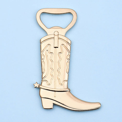Gold Cowboy Boot Bottle Opener with Gift Box – Western Metal Cap Lifter - Image 2