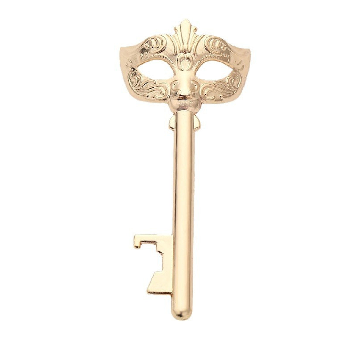 Masquerade Mask Key Bottle Opener – Gold Metal Decorative Cap Lifter - Image 5