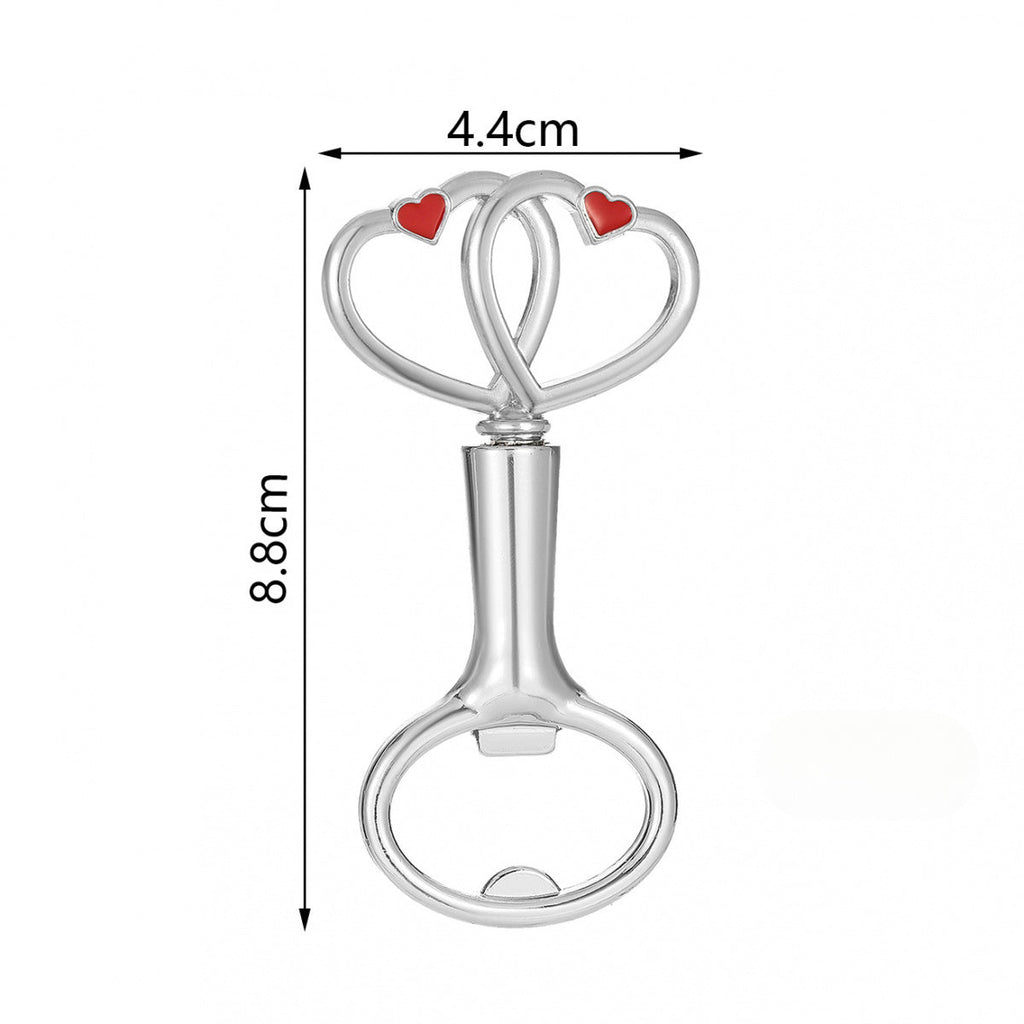 Heart-Shaped Bottle Opener Party Favors – Love Theme Metal Bottle Openers for Wedding, Anniversary & Valentine's Day - Image 10