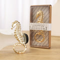 Seahorse Bottle Opener with Gift Box – Gold Metal Nautical Cap Lifter - Image 1