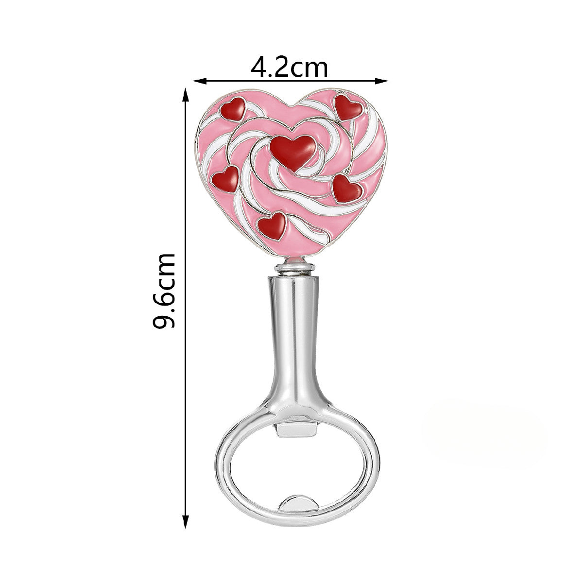 Heart-Shaped Bottle Opener Party Favors – Love Theme Metal Bottle Openers for Wedding, Anniversary & Valentine's Day - Image 6