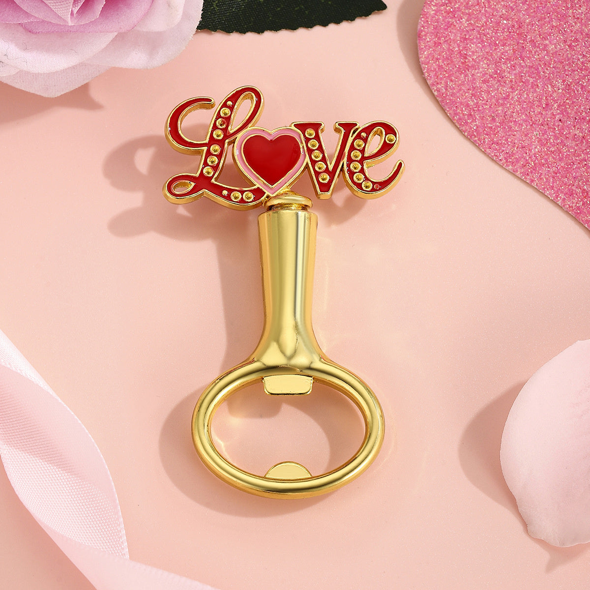 Heart-Shaped Bottle Opener Party Favors – Love Theme Metal Bottle Openers for Wedding, Anniversary & Valentine's Day - Image 22