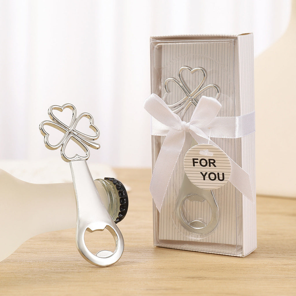 Cross-border Creative Four-leaf Clover Metal Bottle Opener Party Gift Zinc Alloy Portable Household Bottle Opener Wholesale - Image 4