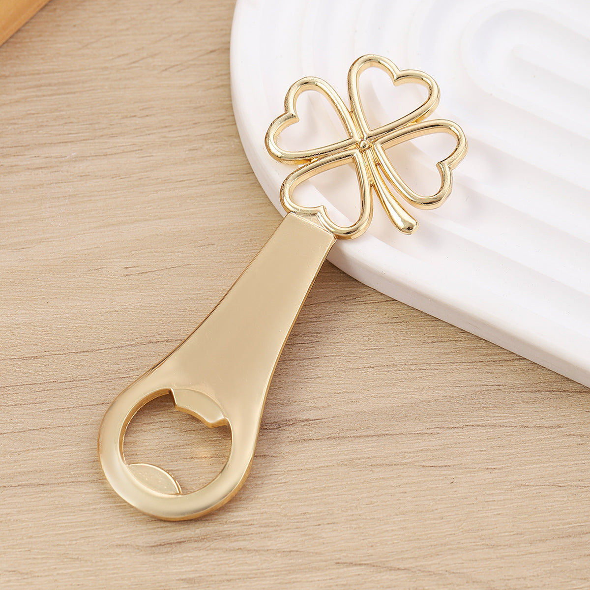 Cross-border Creative Four-leaf Clover Metal Bottle Opener Party Gift Zinc Alloy Portable Household Bottle Opener Wholesale - Image 11