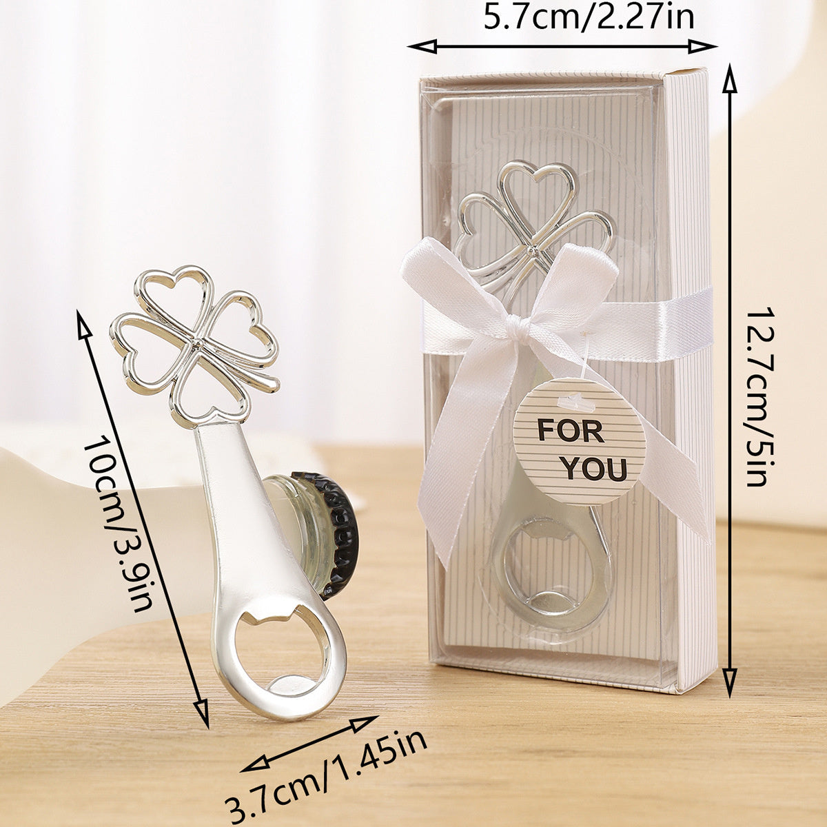 Cross-border Creative Four-leaf Clover Metal Bottle Opener Party Gift Zinc Alloy Portable Household Bottle Opener Wholesale - Image 6