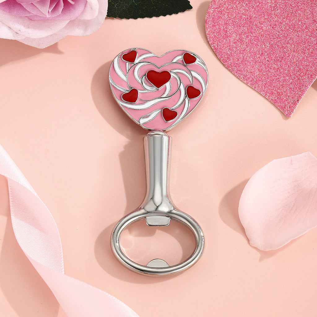 Heart-Shaped Bottle Opener Party Favors – Love Theme Metal Bottle Openers for Wedding, Anniversary & Valentine's Day - Image 21